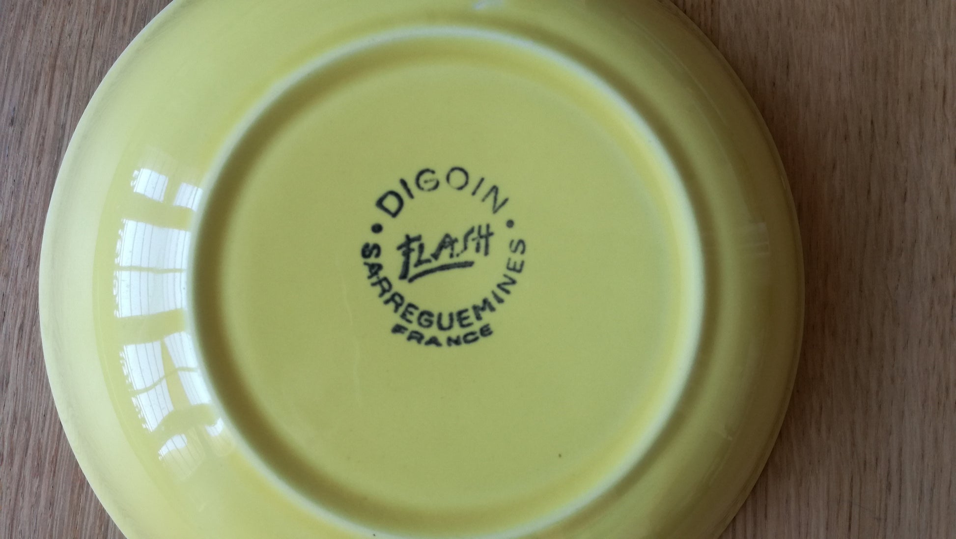 Assiette - creuse / calotte Flash Digoin & Sarreguemines