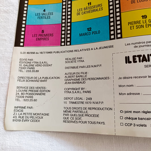 Revue / Magazine Il était une fois l'Homme Éditions Ytra