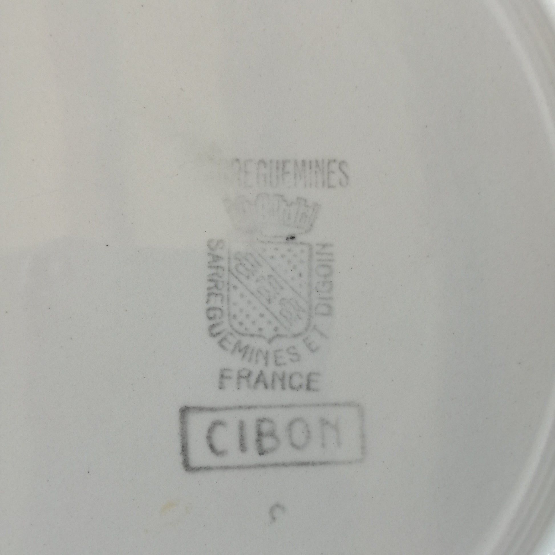 Plat Cibon Digoin & Sarreguemines