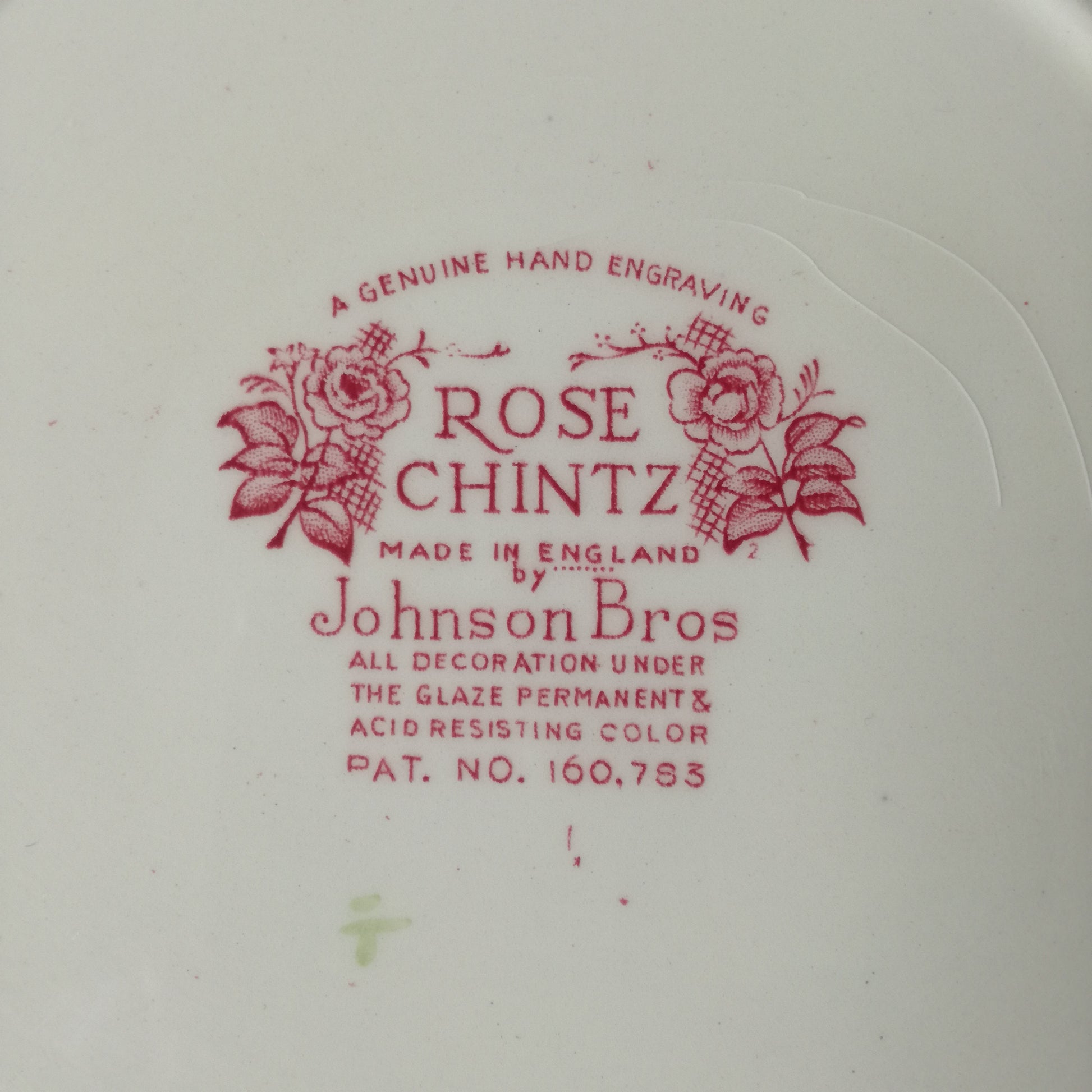 Plat Rose Chintz Johnson Brothers (GB)