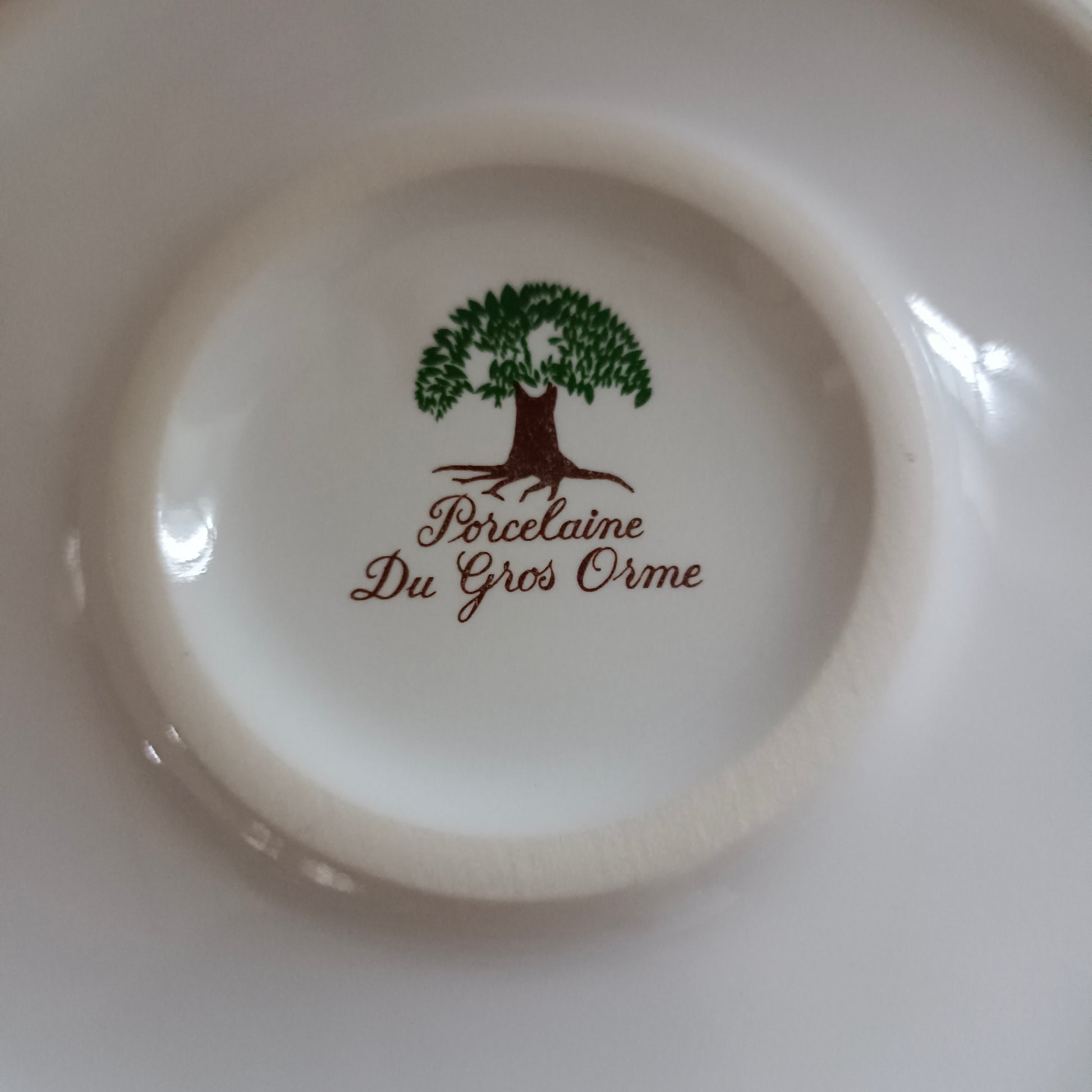 Assiette chauffante  Porcelaine du Gros Orme