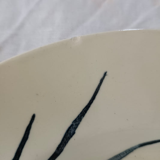 Assiette - grande plate  Lunéville (K & G - Keller & Guérin)