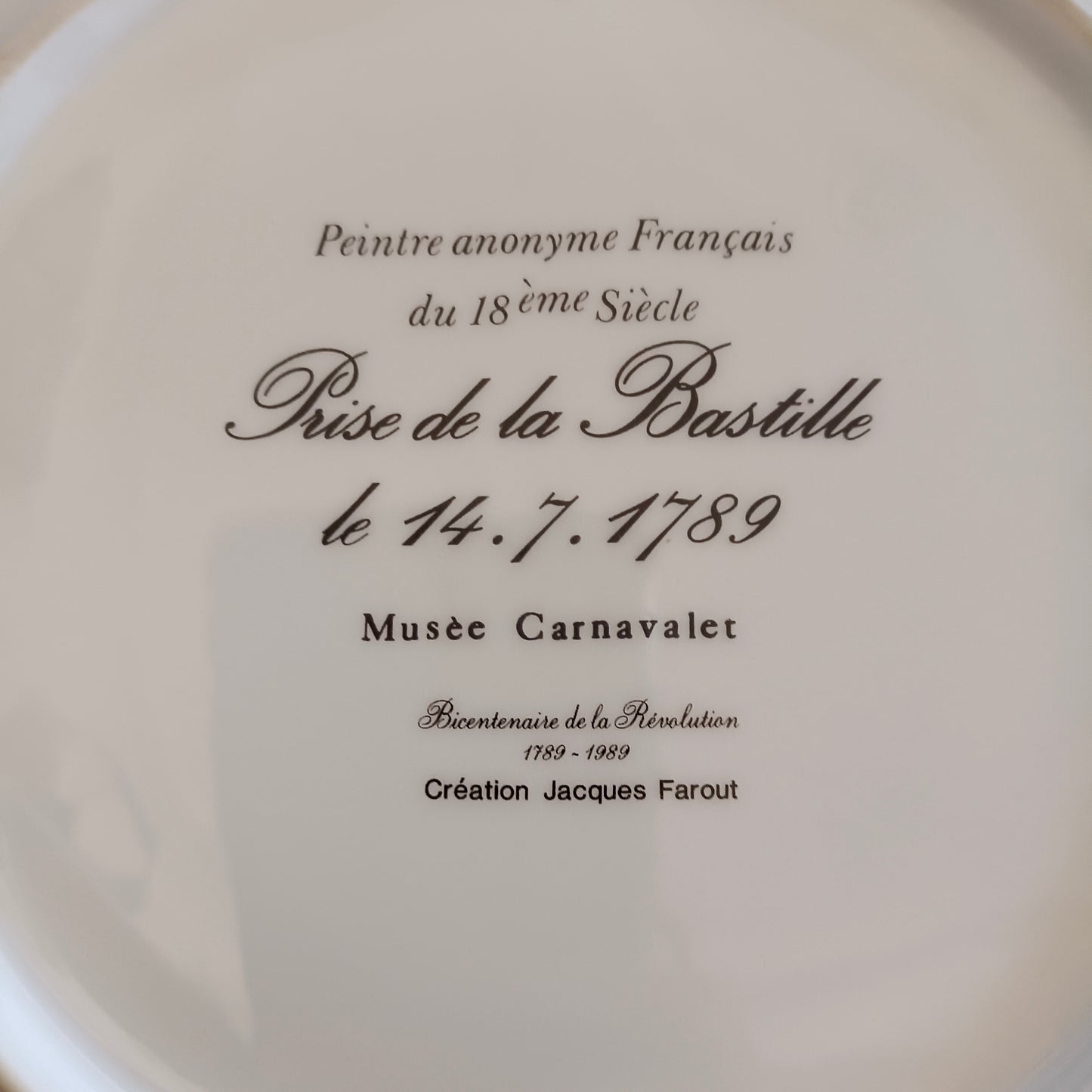 Assiette décorative  