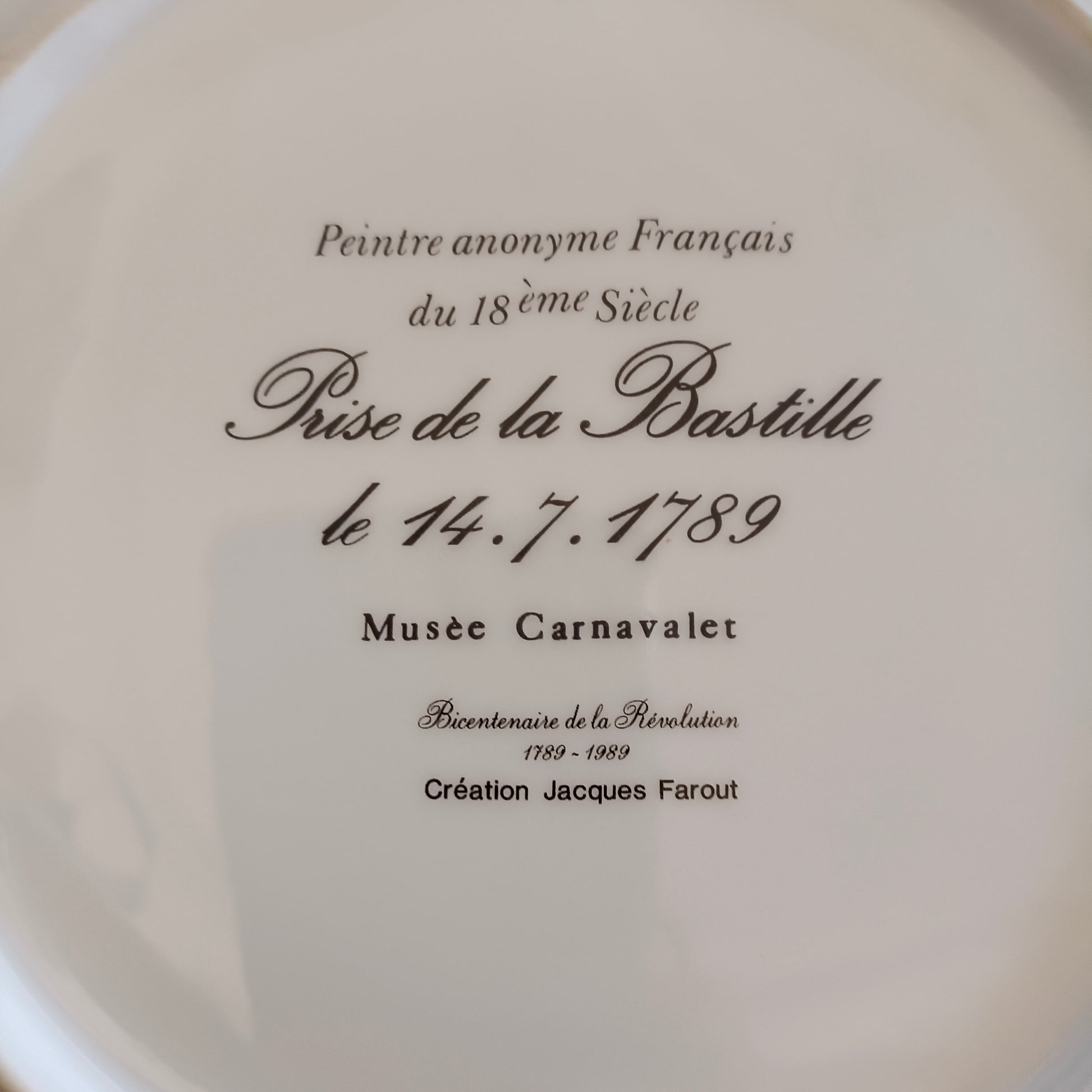 Assiette décorative  