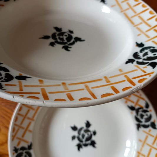 Assiette - creuse / calotte Roscoff Badonviller