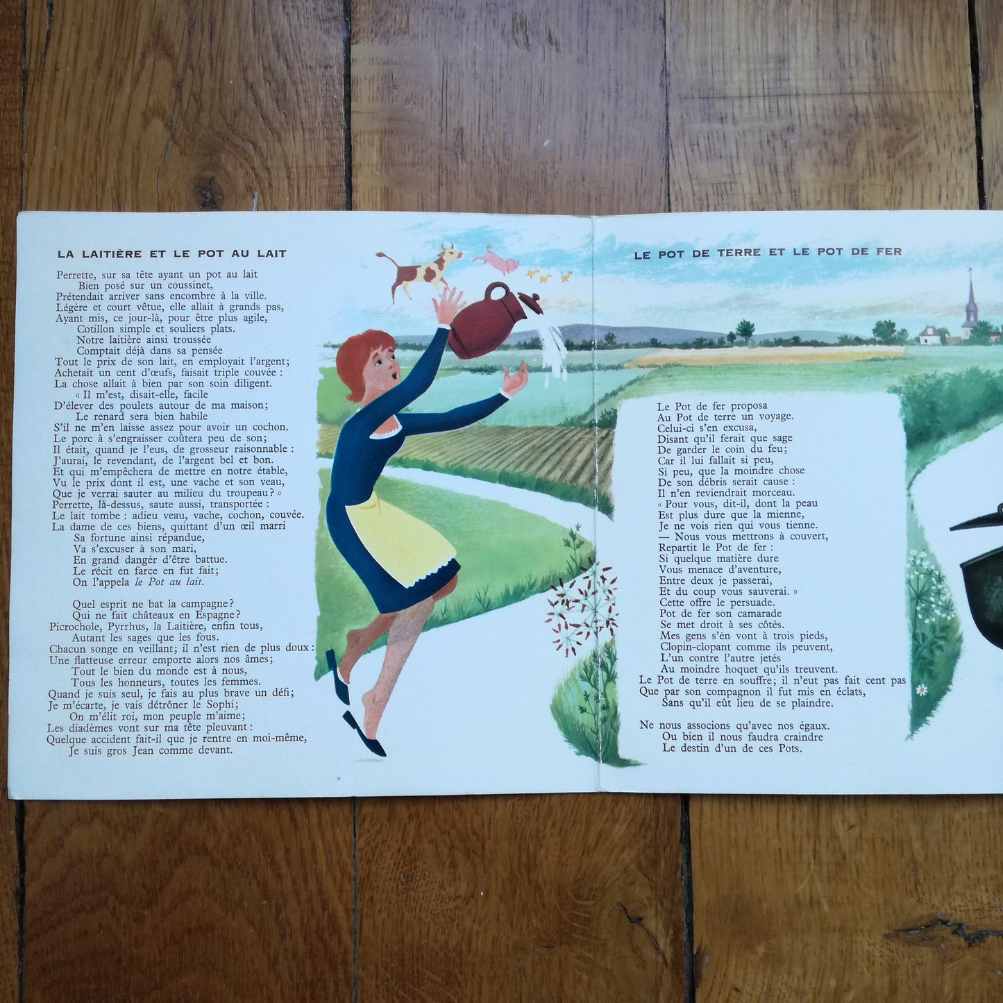 Disque illustré Fables de La Fontaine Pergola