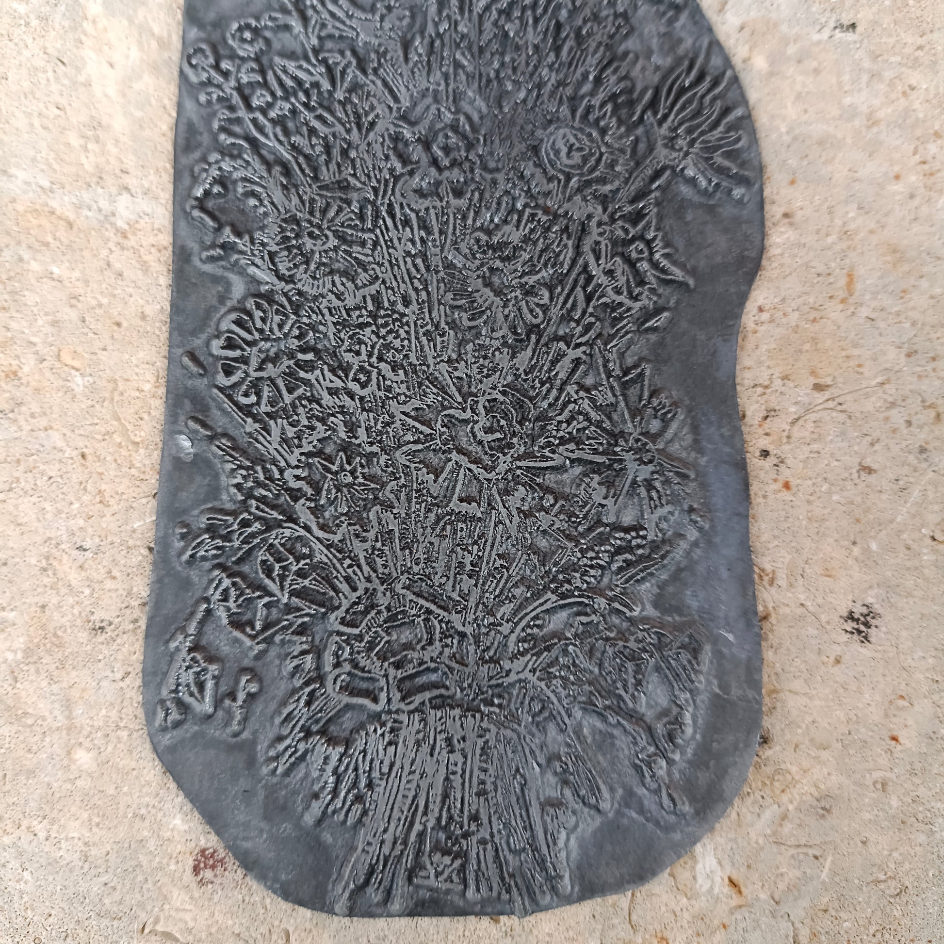 Plaque gravée  