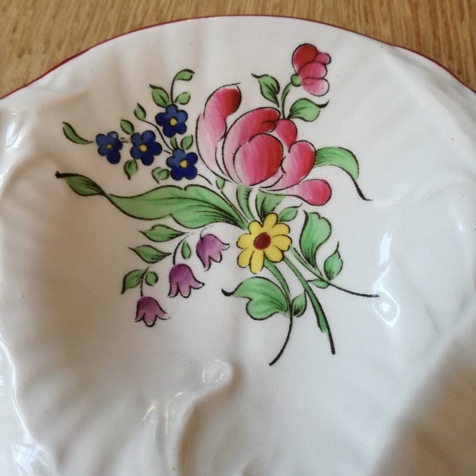 Assiette à coquillages Réverbère Lunéville (K & G - Keller & Guérin)