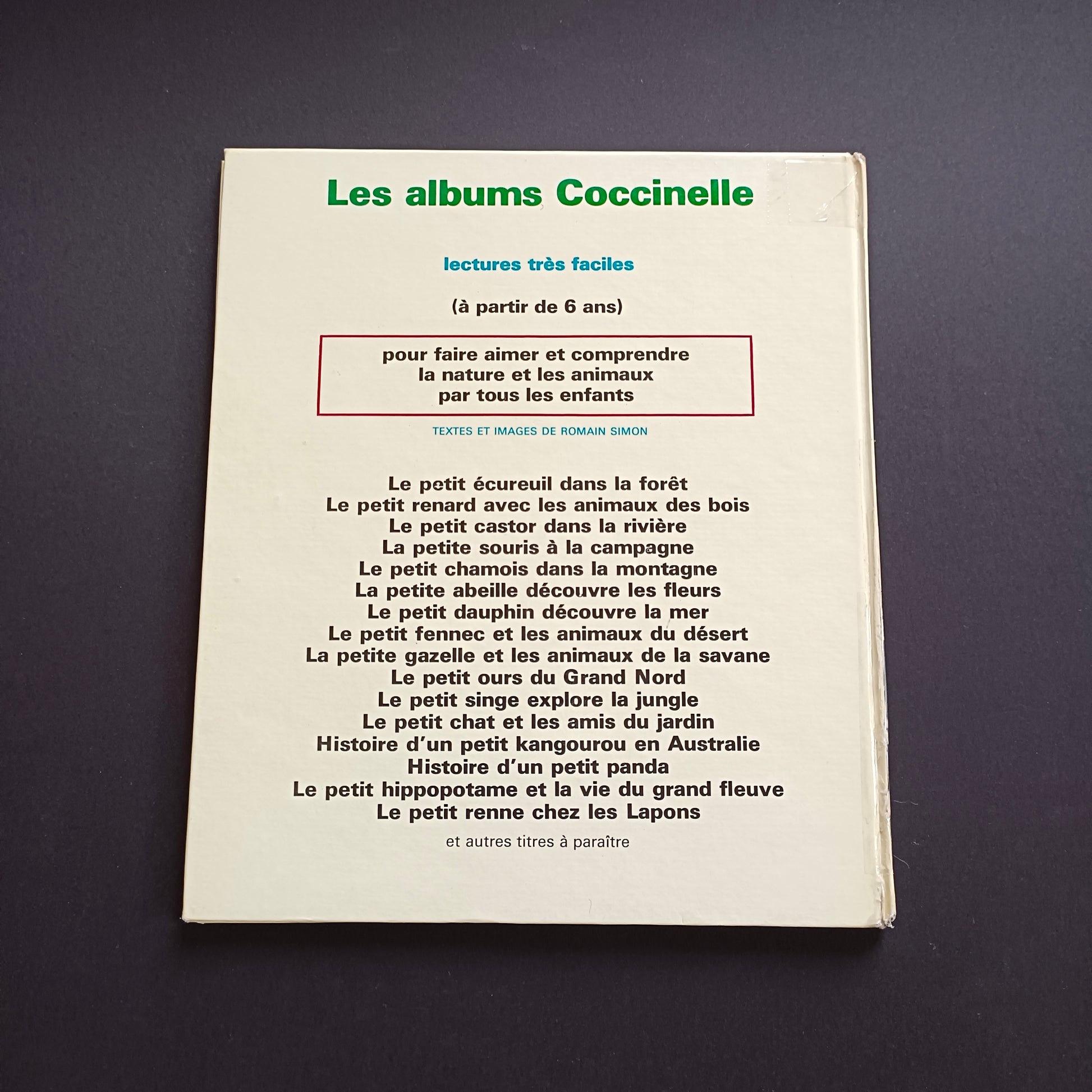 Livre jeunesse Un Album Coccinelle Fernand Nathan