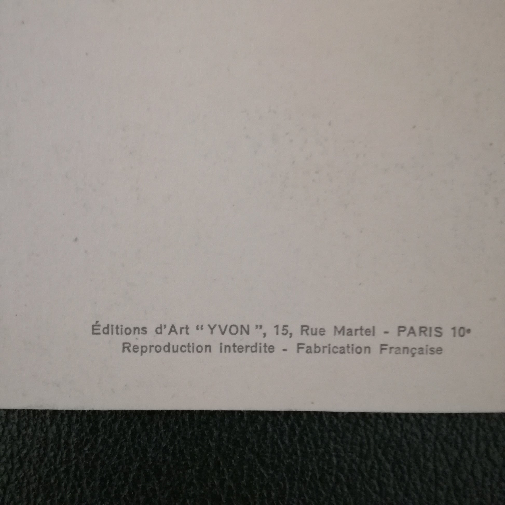 Carte postale / Vue  Éditions d'Art Yvon