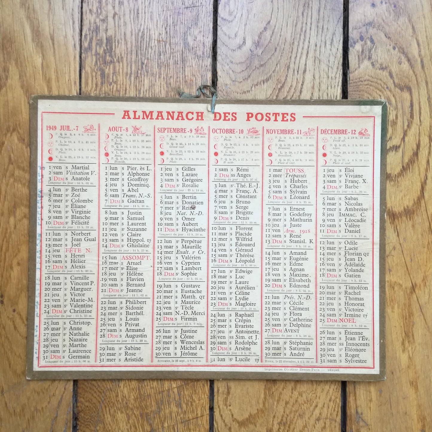 Calendrier / Almanach  