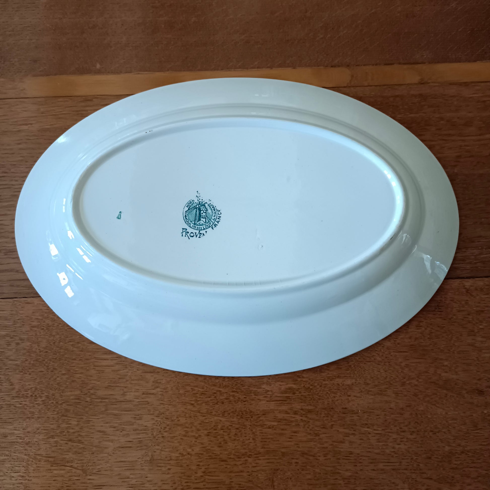 Plat ovale Provence Moulin des Loups & Hamage - Saint Amand