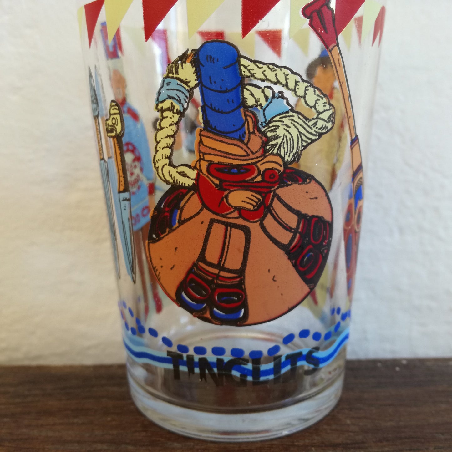 Verre Peuples amérindiens VMC (Verreries mécaniques champenoises)