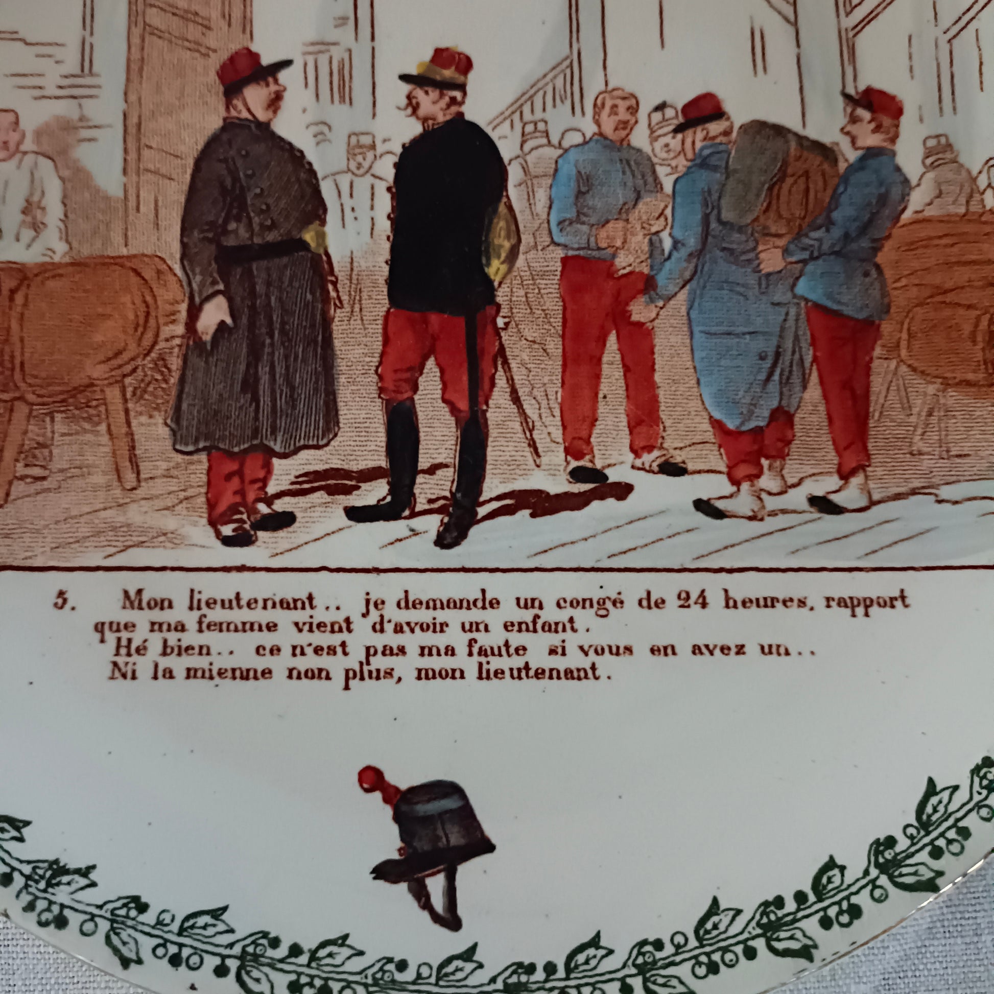 Assiette parlante  Choisy le Roi - HB & Cie (Hautin Boulenger)