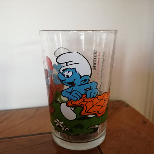 Verre Les Schtroumpfs VMC (Verreries mécaniques champenoises)