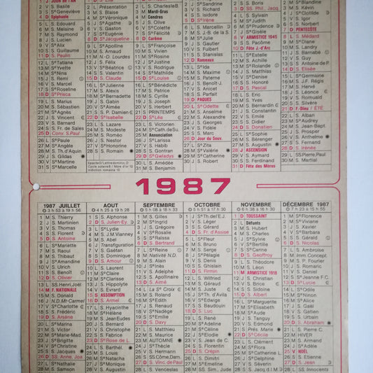 Calendrier / Almanach  La maison du papier