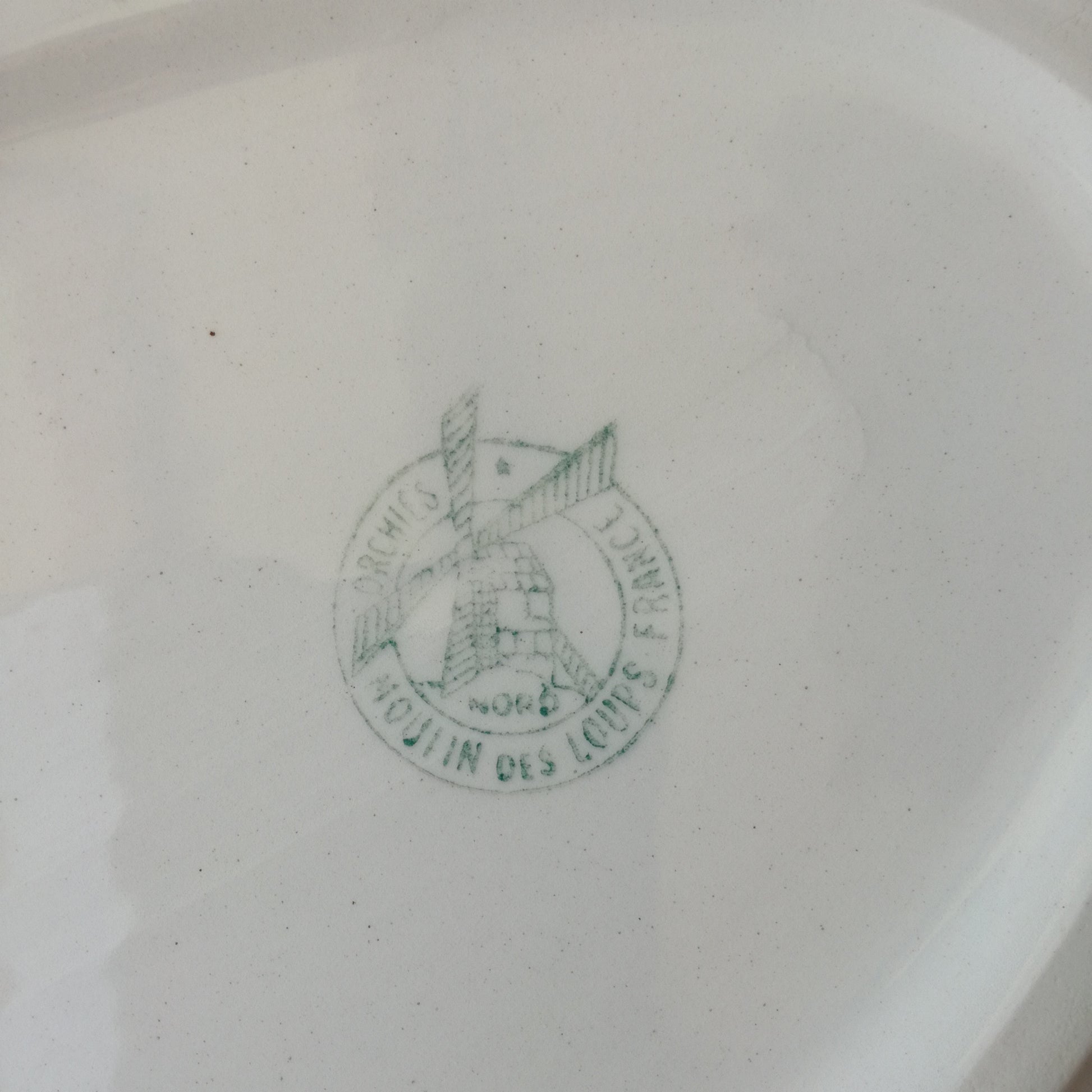 Plat ovale  Moulin des Loups & Hamage - Saint Amand