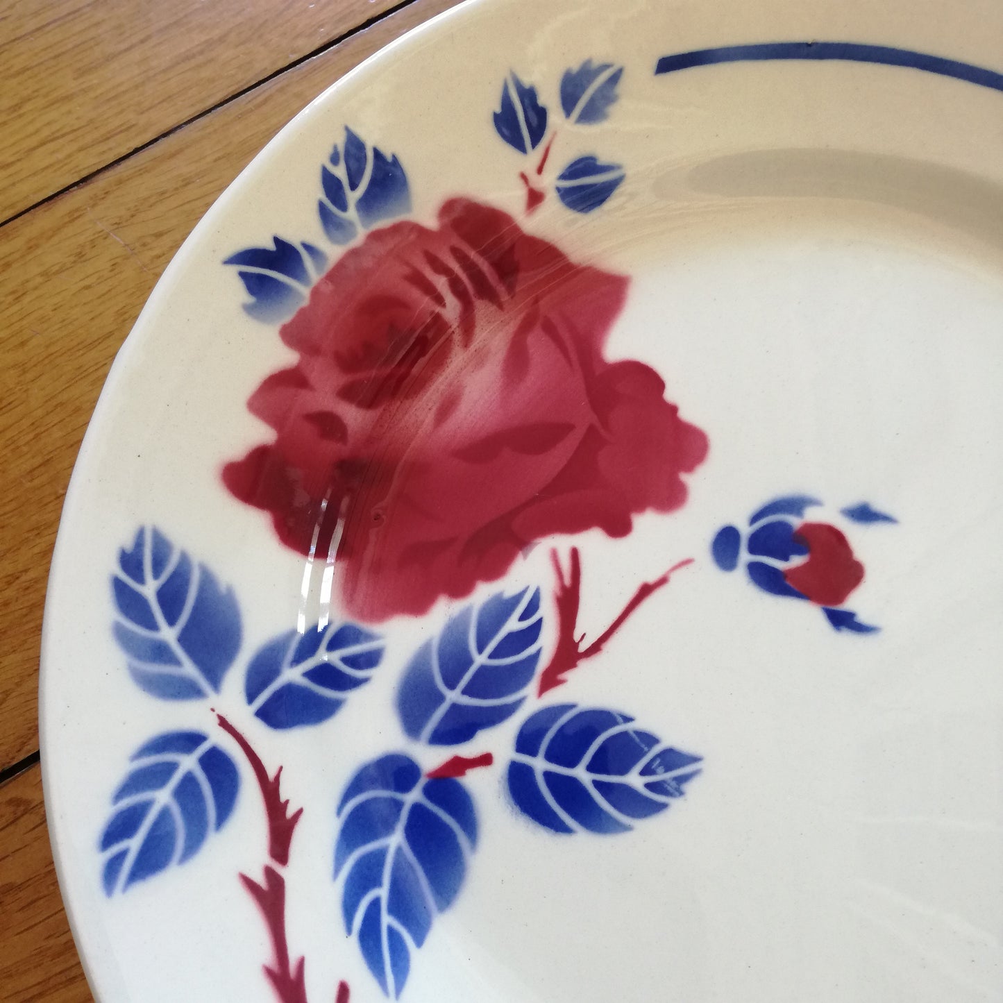 Assiette - grande plate Chantal Lunéville (K & G - Keller & Guérin)