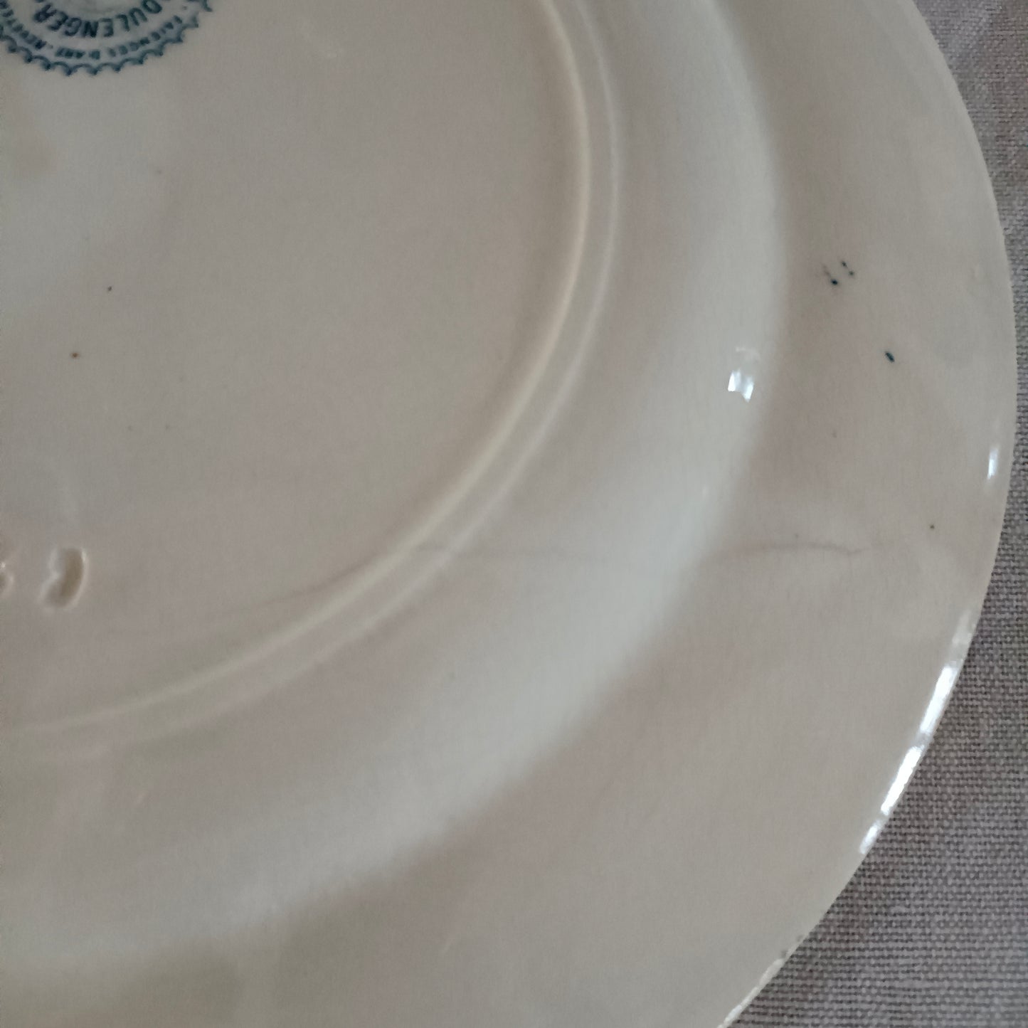 Assiette - grande plate  Choisy le Roi - HB & Cie (Hautin Boulenger)