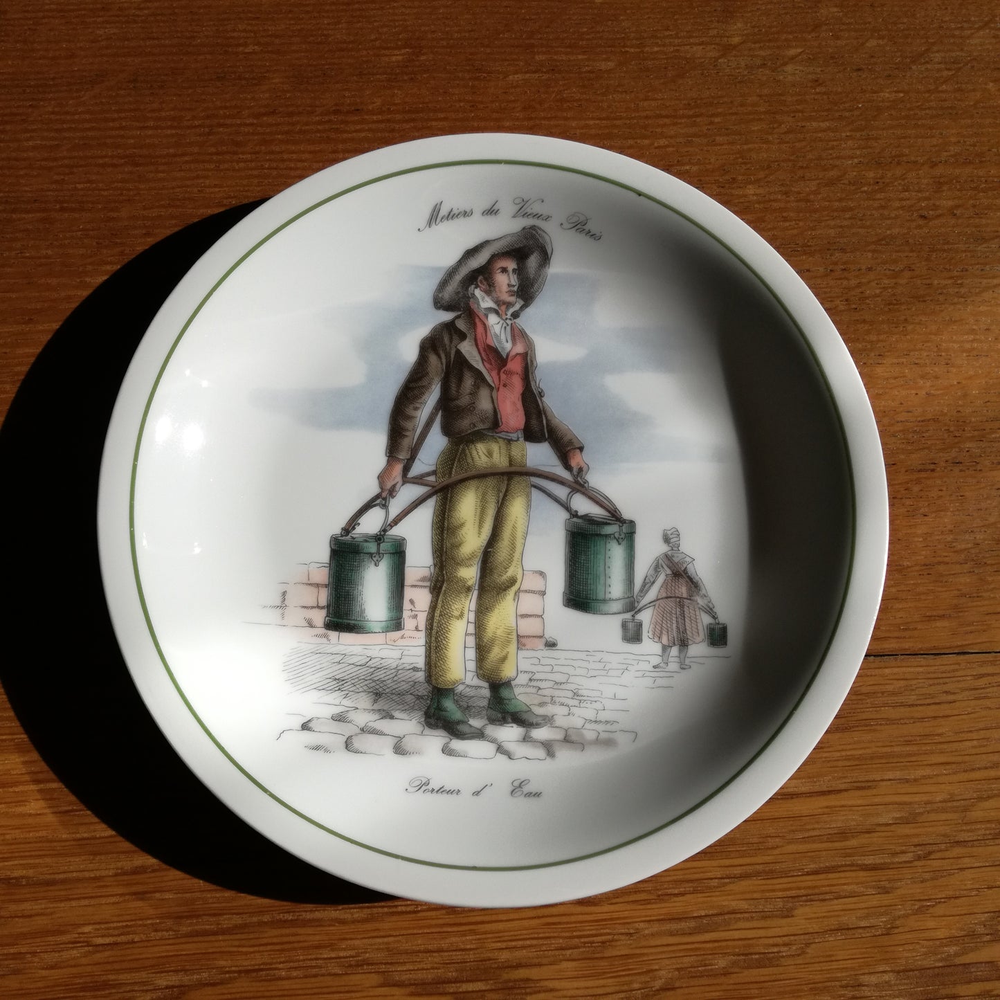 Assiette Métiers du vieux Paris Porcelaine du Berry