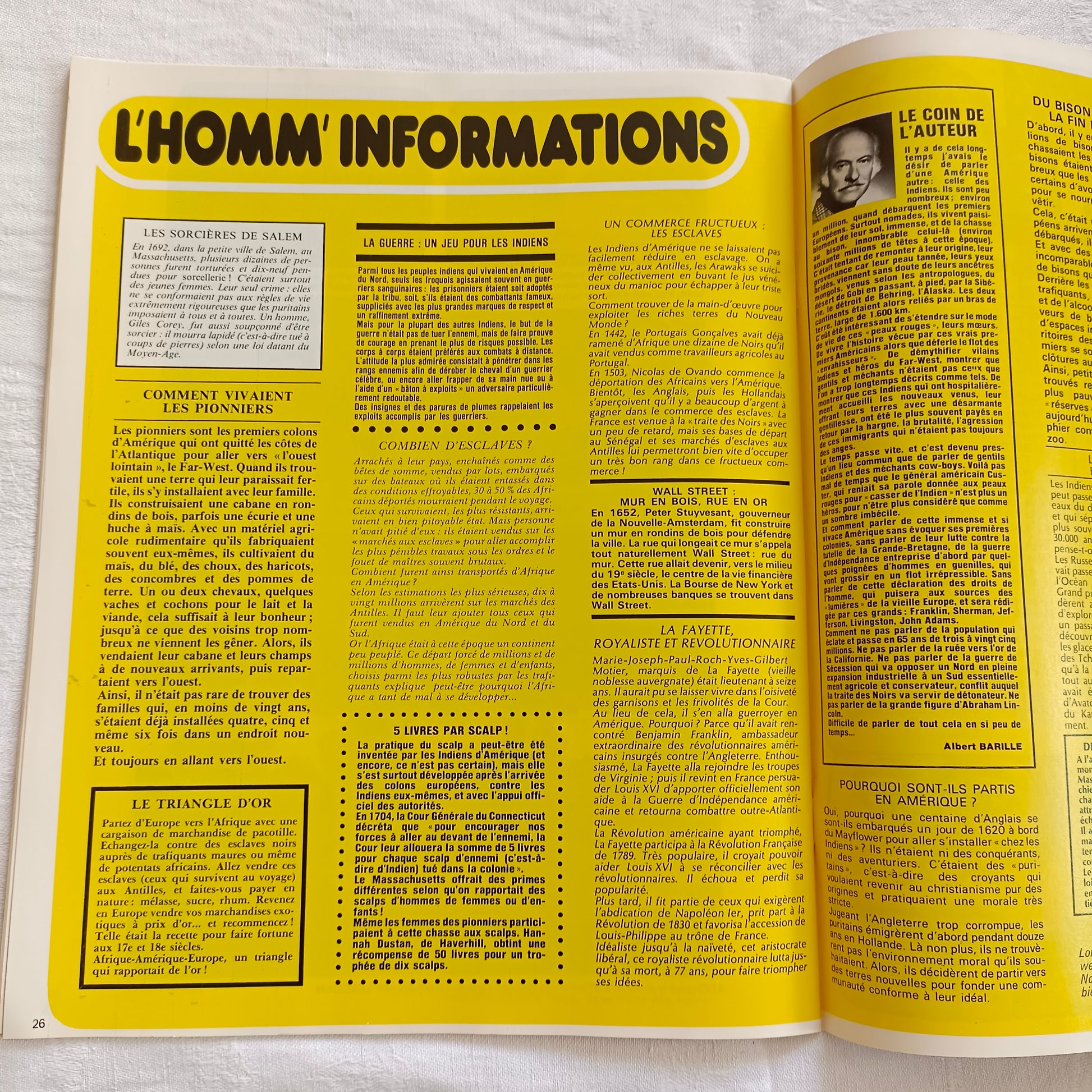 Revue / Magazine Il était une fois l'Homme Éditions Ytra