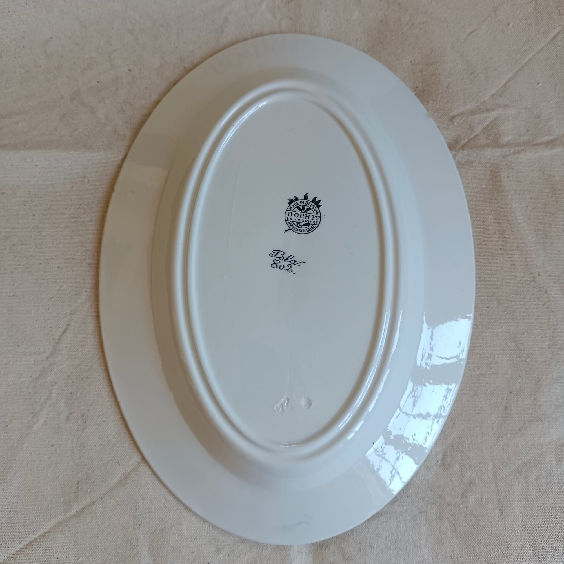 Plat ovale Pola BF - Boch Frères
