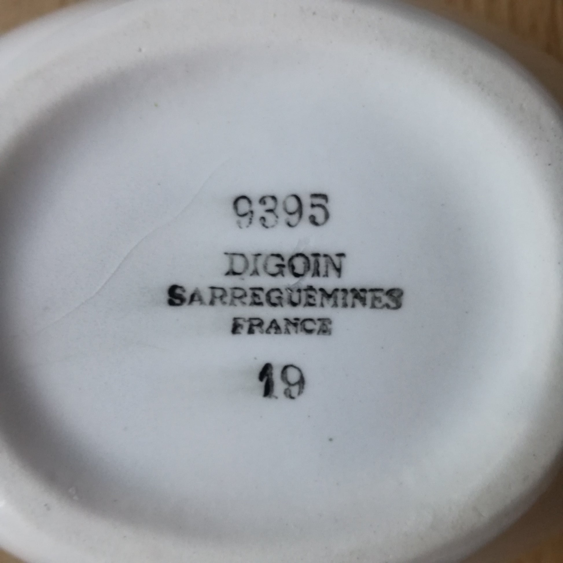 Saucière  Digoin & Sarreguemines