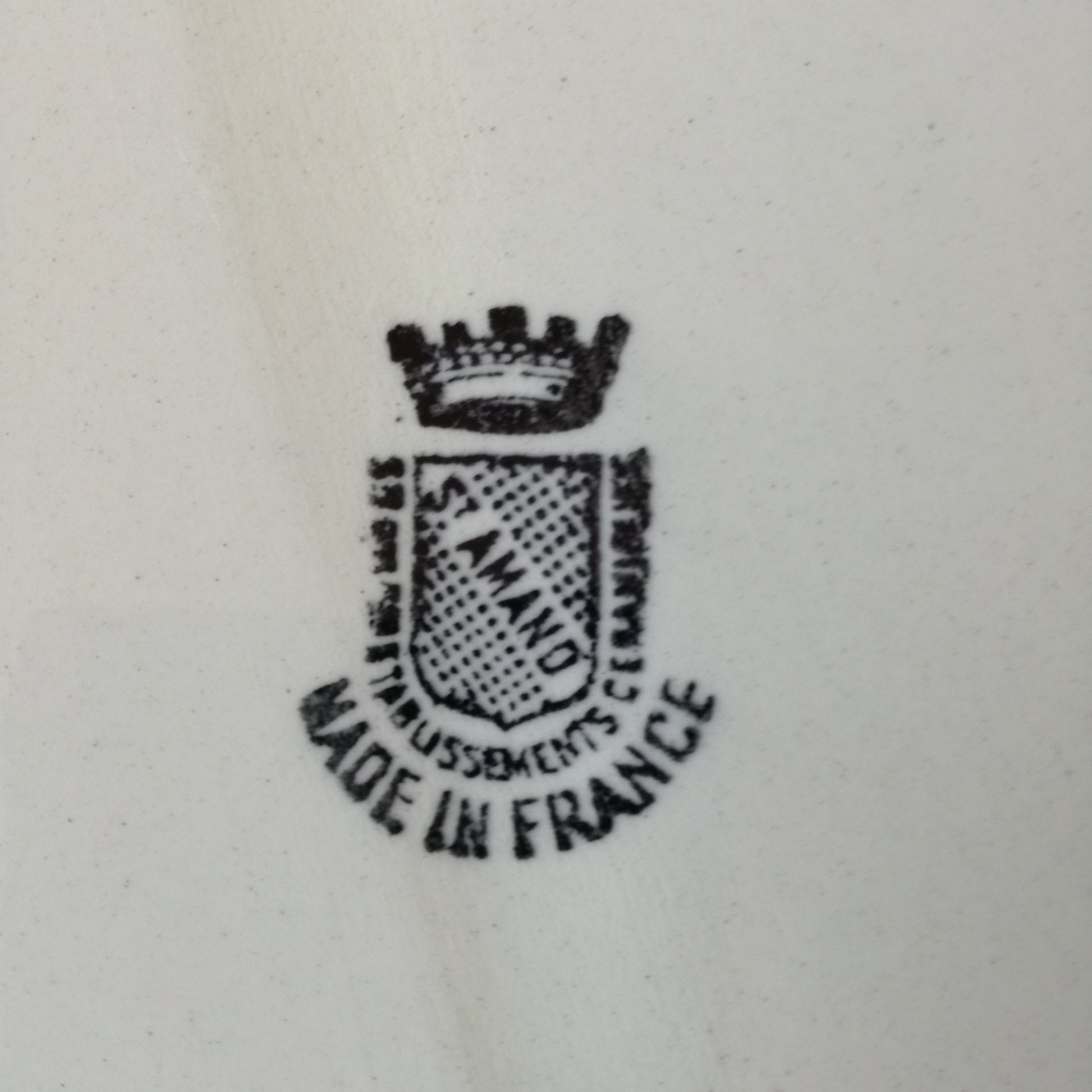Plat ovale  Saint-Amand