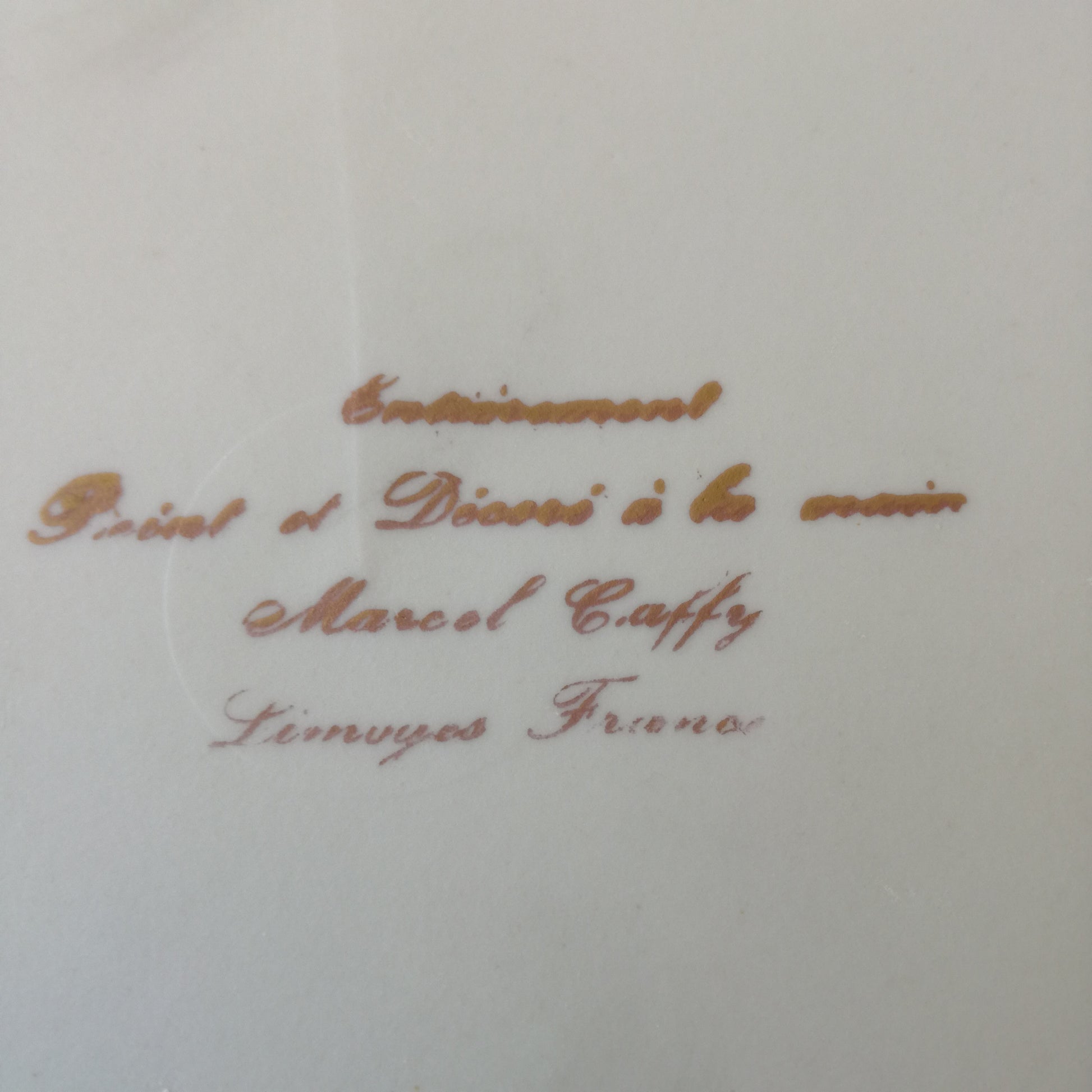Plat  Limoges