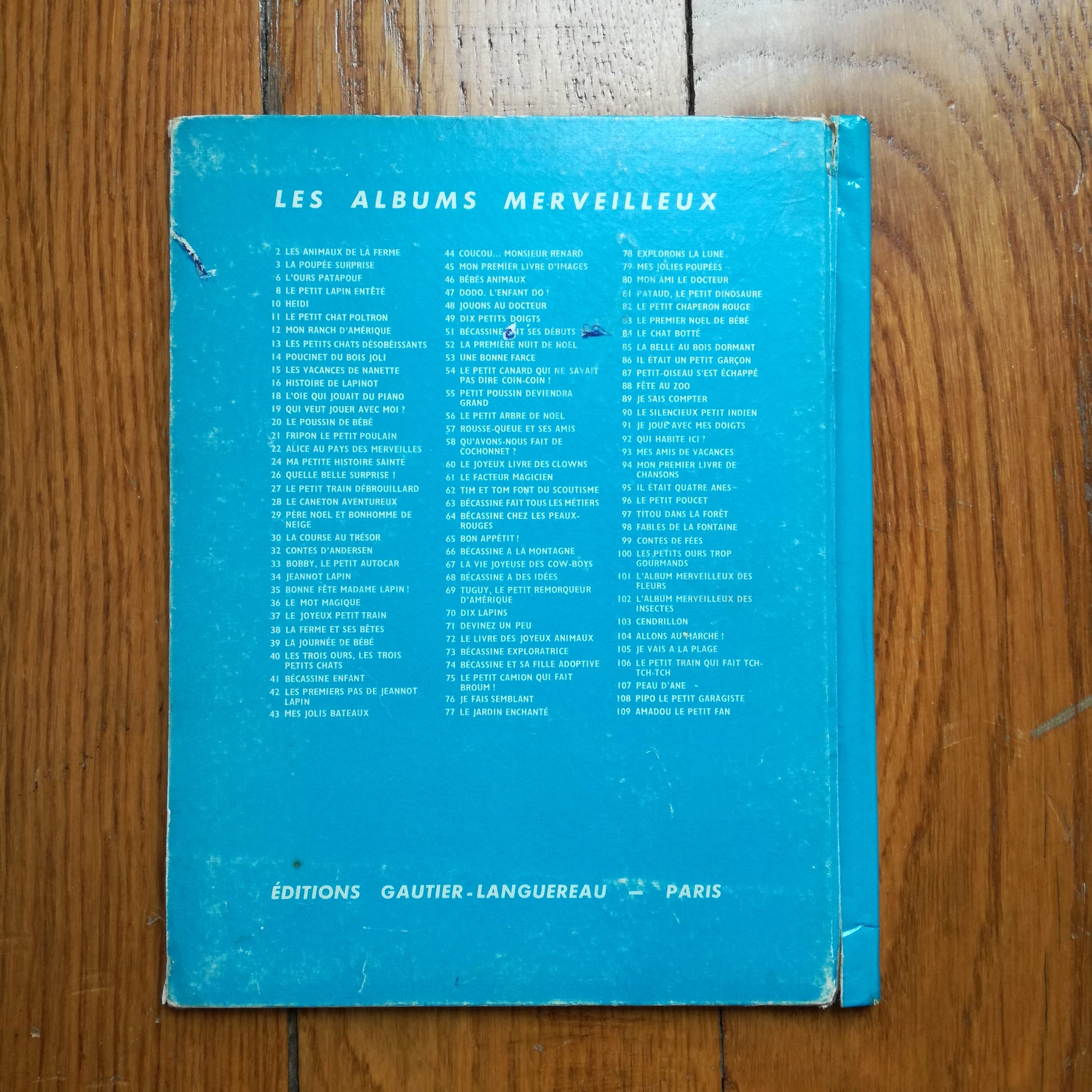 Livre jeunesse Les Albums Merveilleux Gautier - Languereau