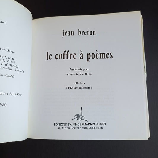 Poésie  Éditions Saint-Germain-des-Prés
