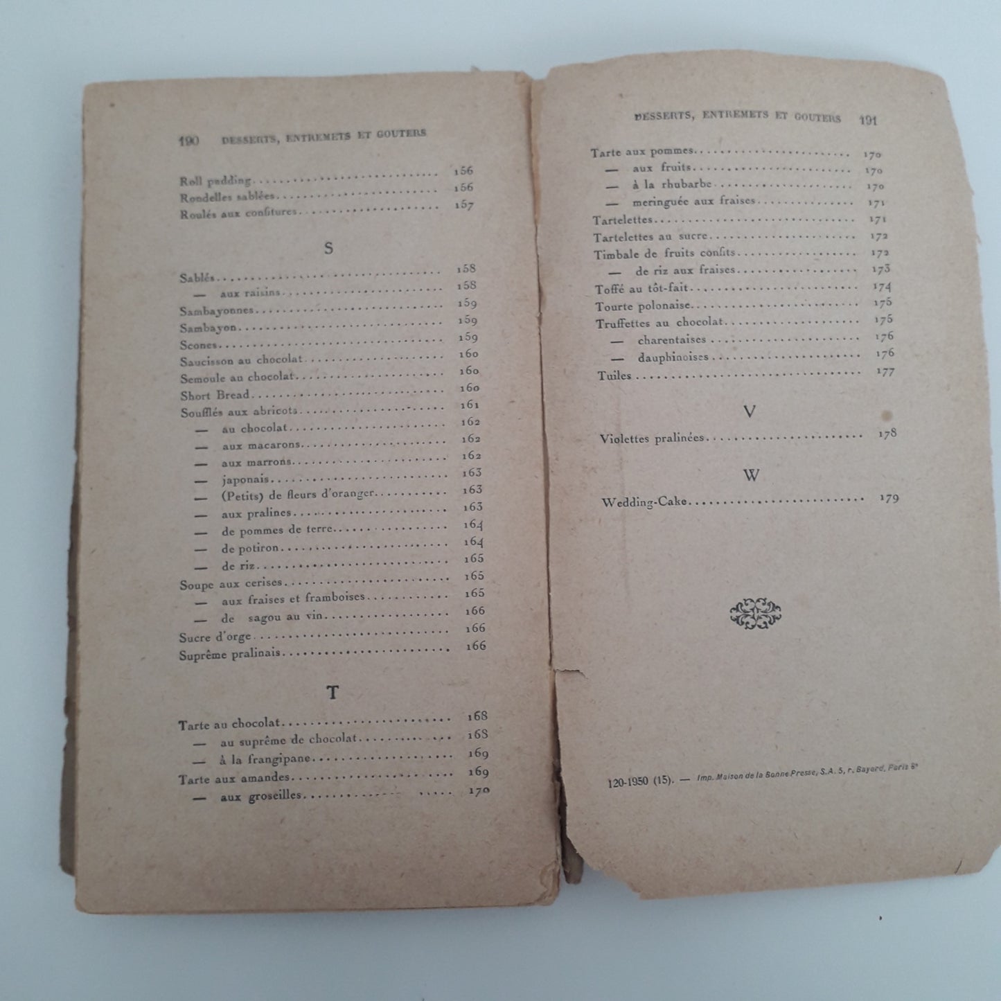Livre de cuisine  Bayard