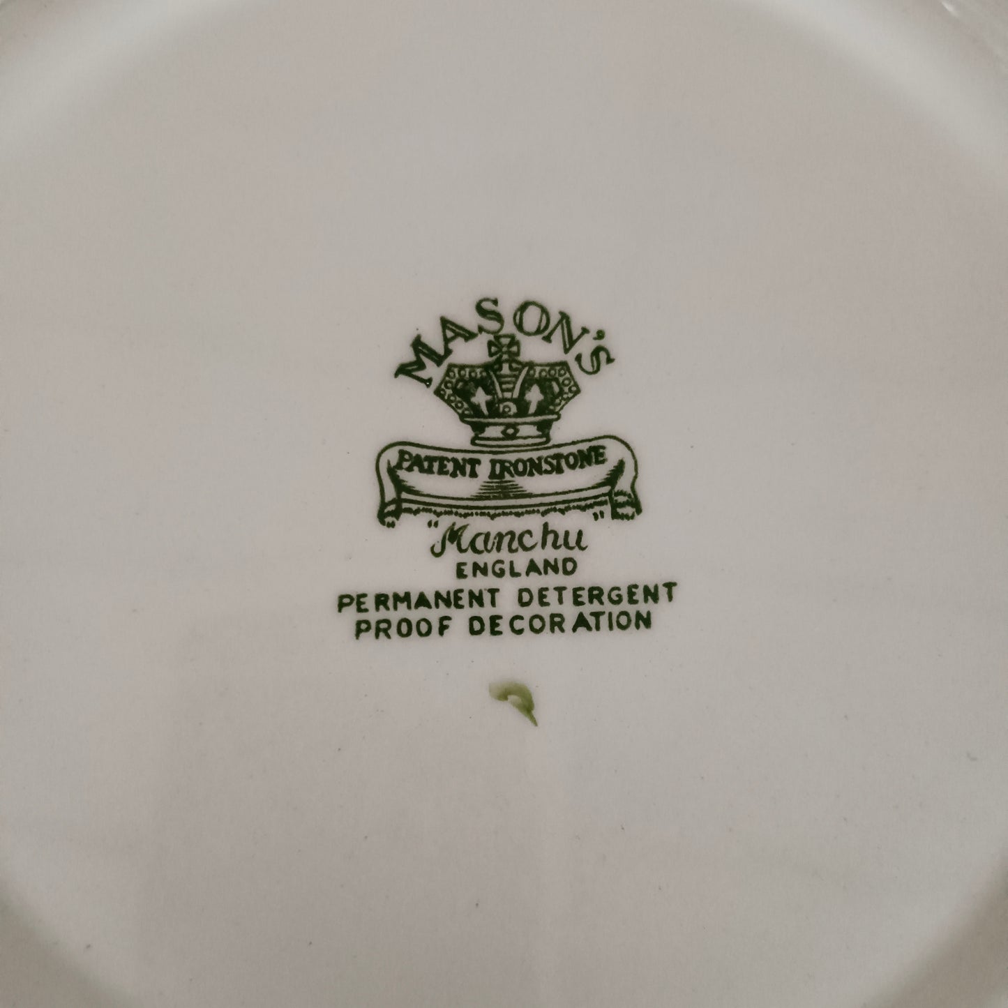 Assiette - grande plate Manchu Mason's (GB)
