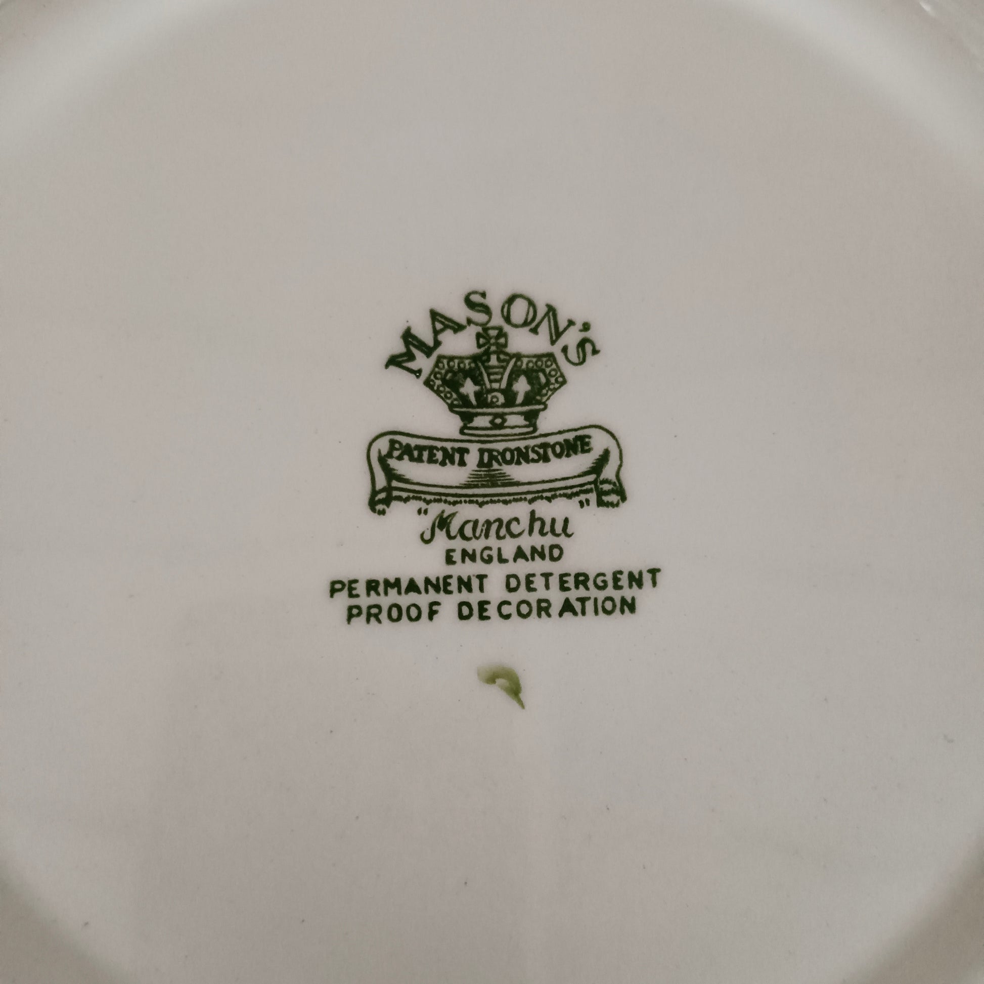 Assiette - grande plate Manchu Mason's (GB)