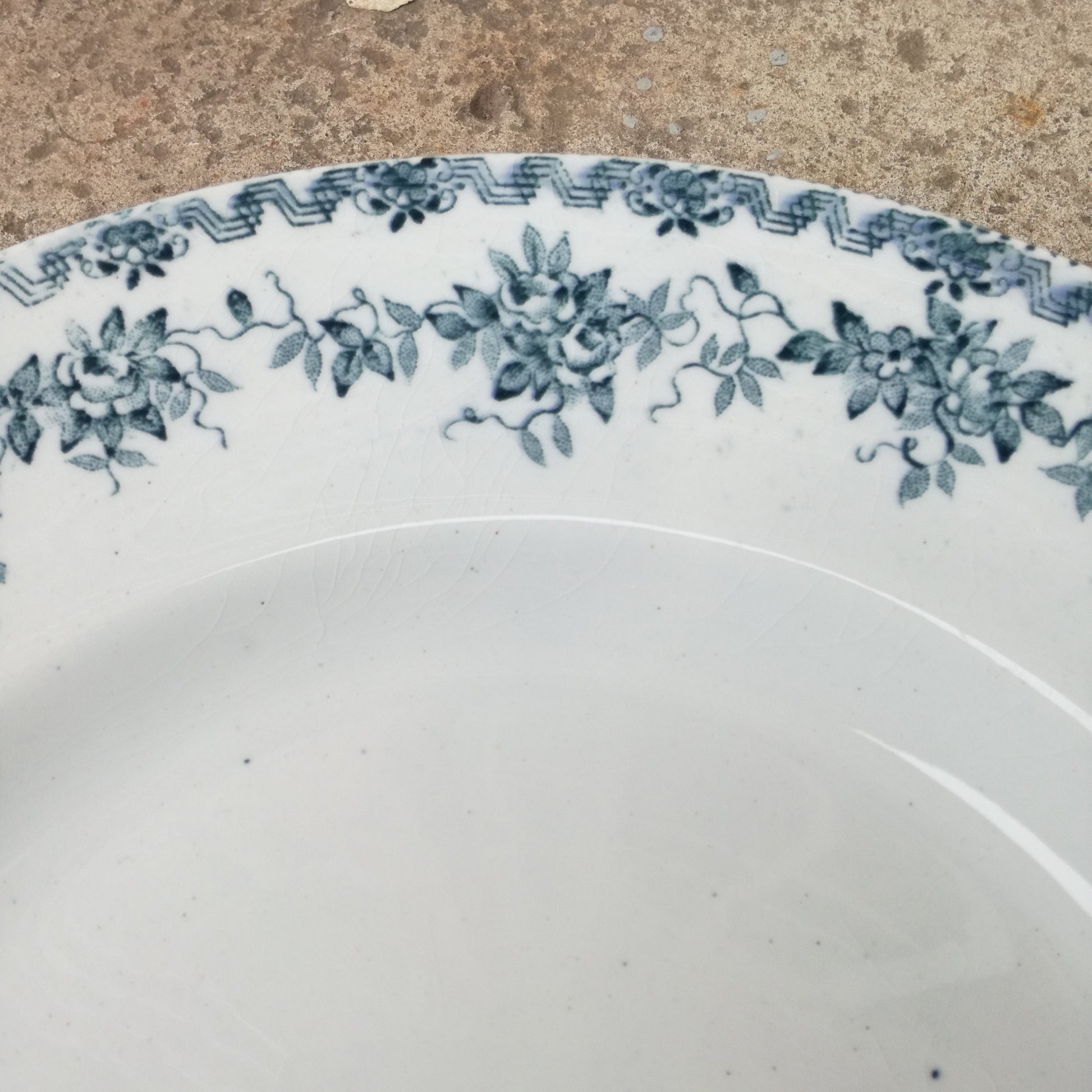 Assiette - grande plate Argenton Saint-Amand
