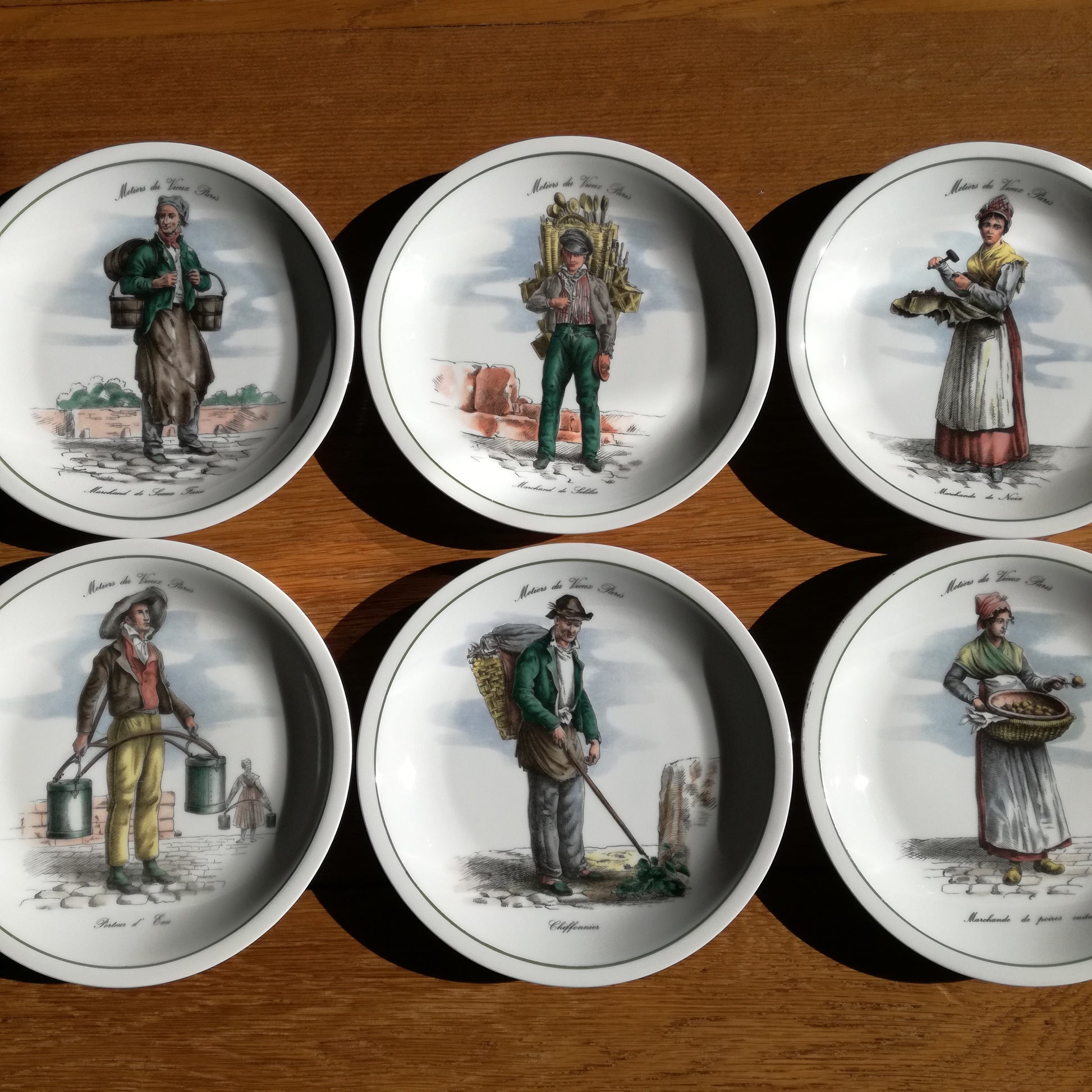 Assiette Métiers du vieux Paris Porcelaine du Berry