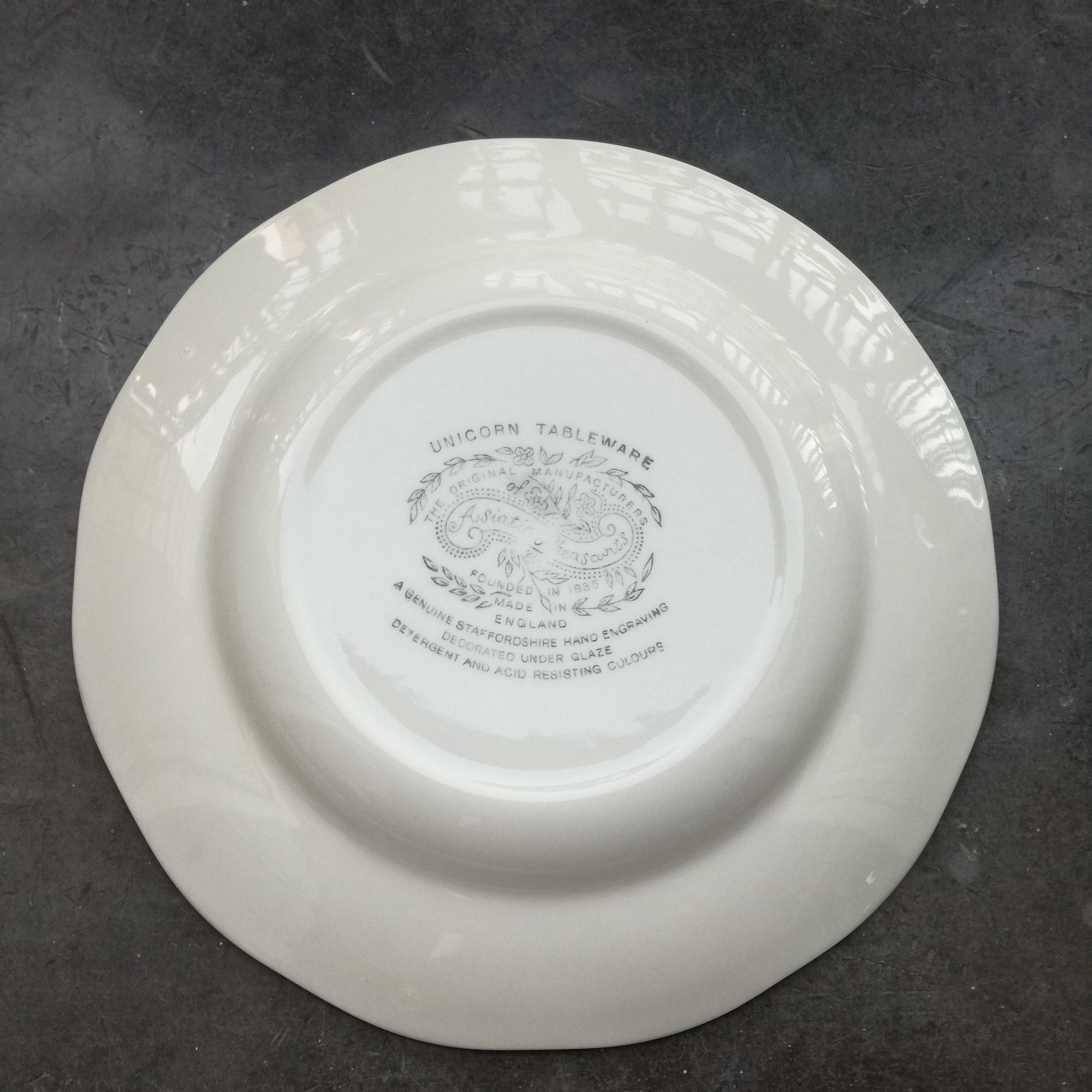 Assiette Asiatic Pheasants Unicorn Tableware