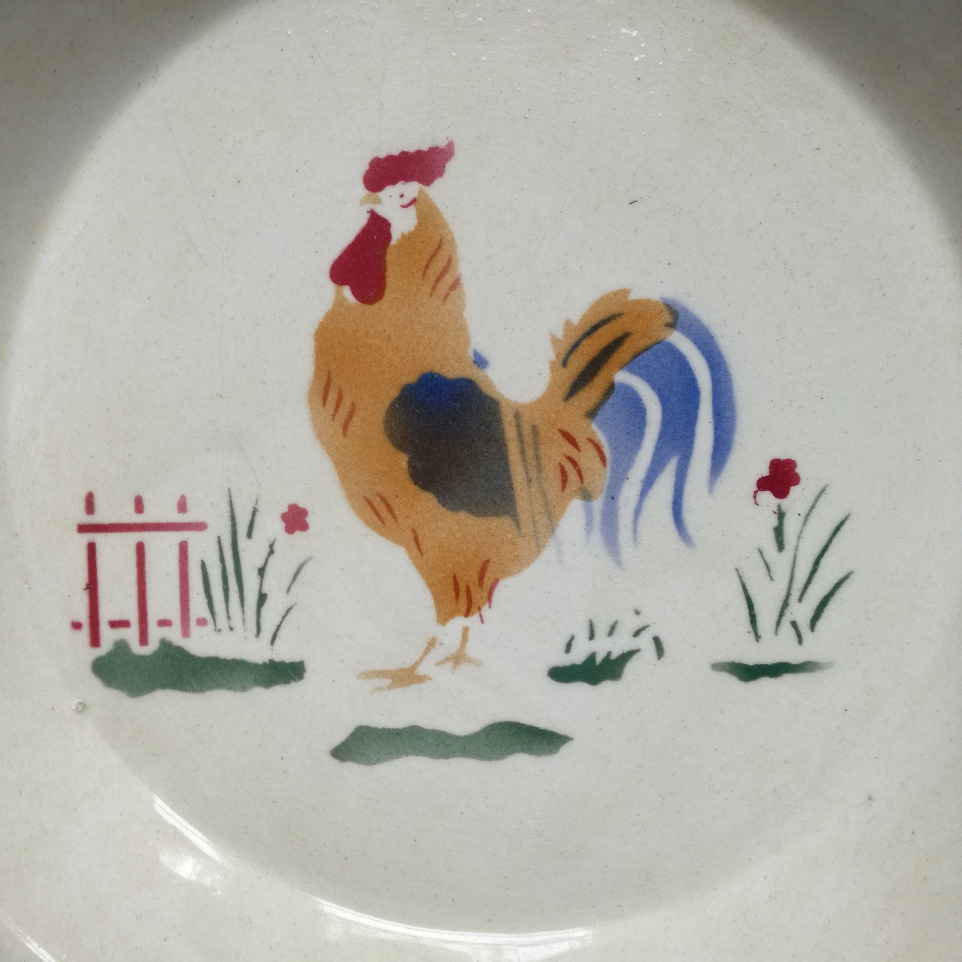 Plat  Faïenceries du Rhône - Labrut Frères
