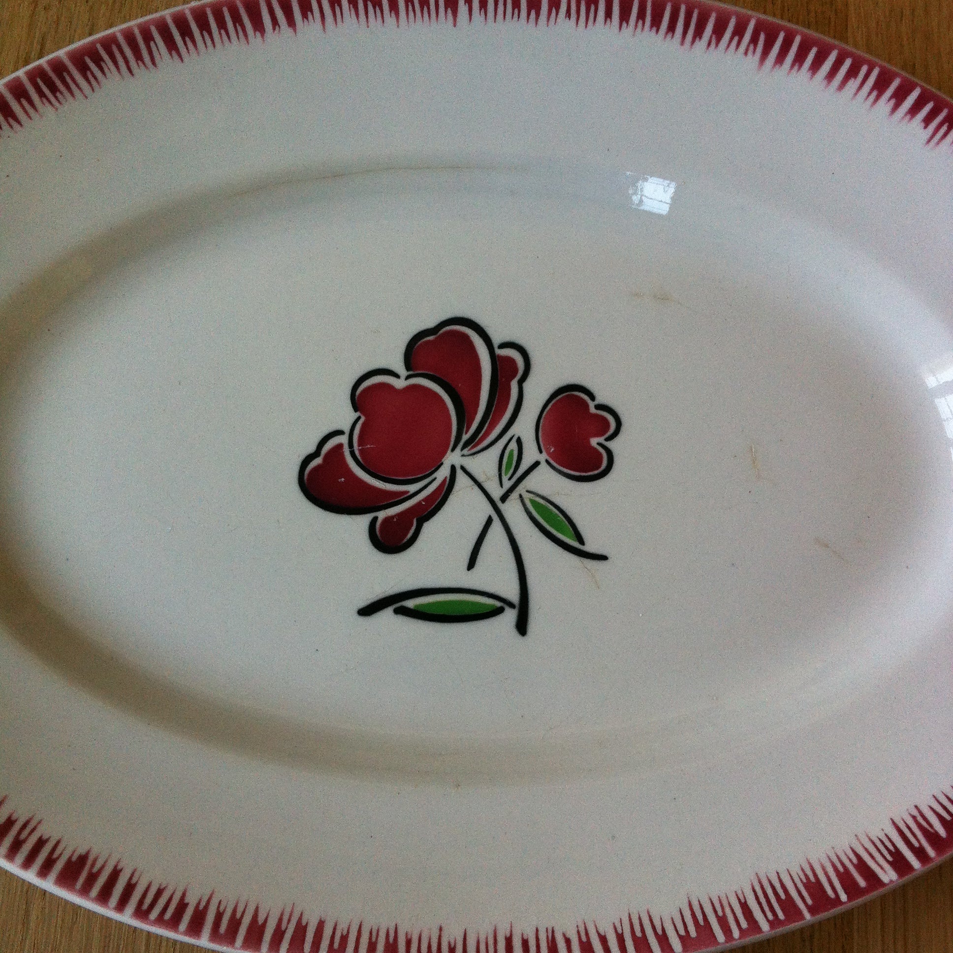 Plat ovale  Badonviller