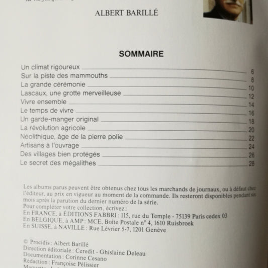 Livre jeunesse Il était une fois l'Homme Fabbri - Hachette