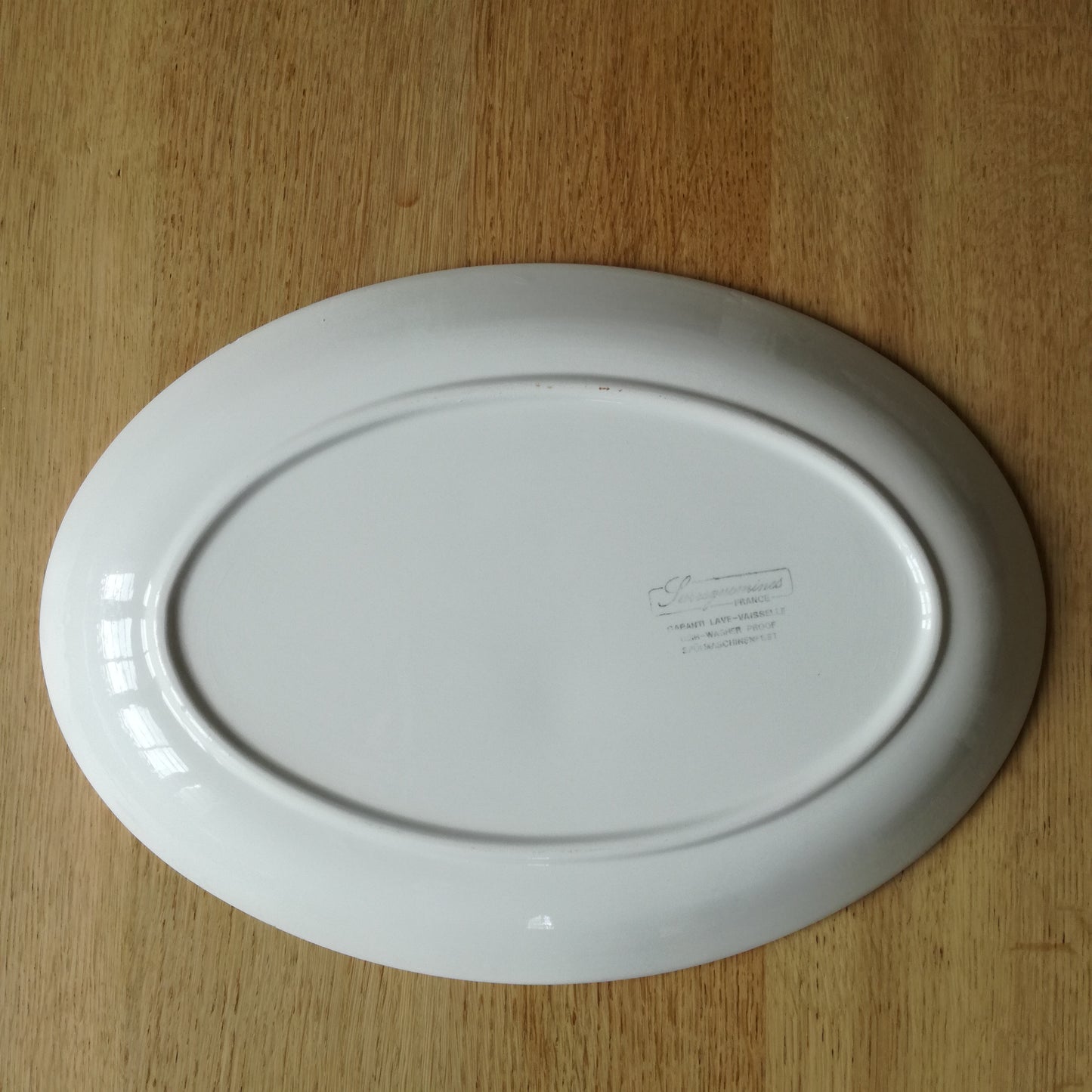 Plat ovale  Sarreguemines