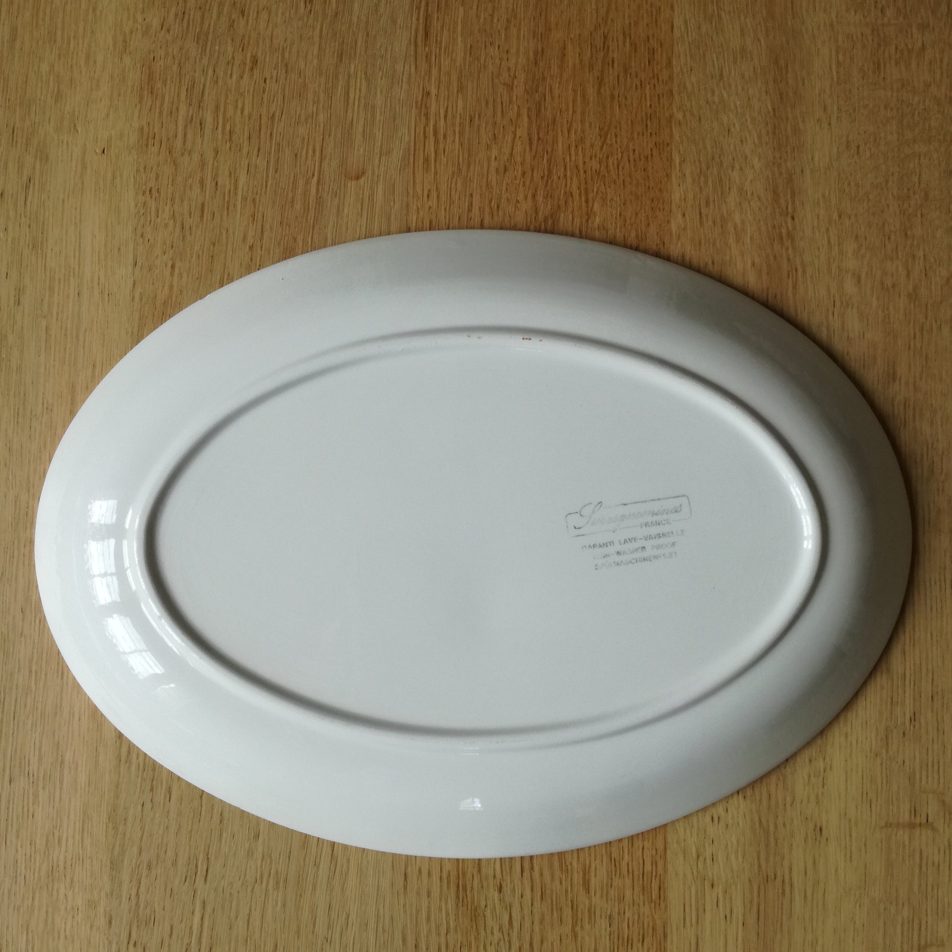Plat ovale  Sarreguemines