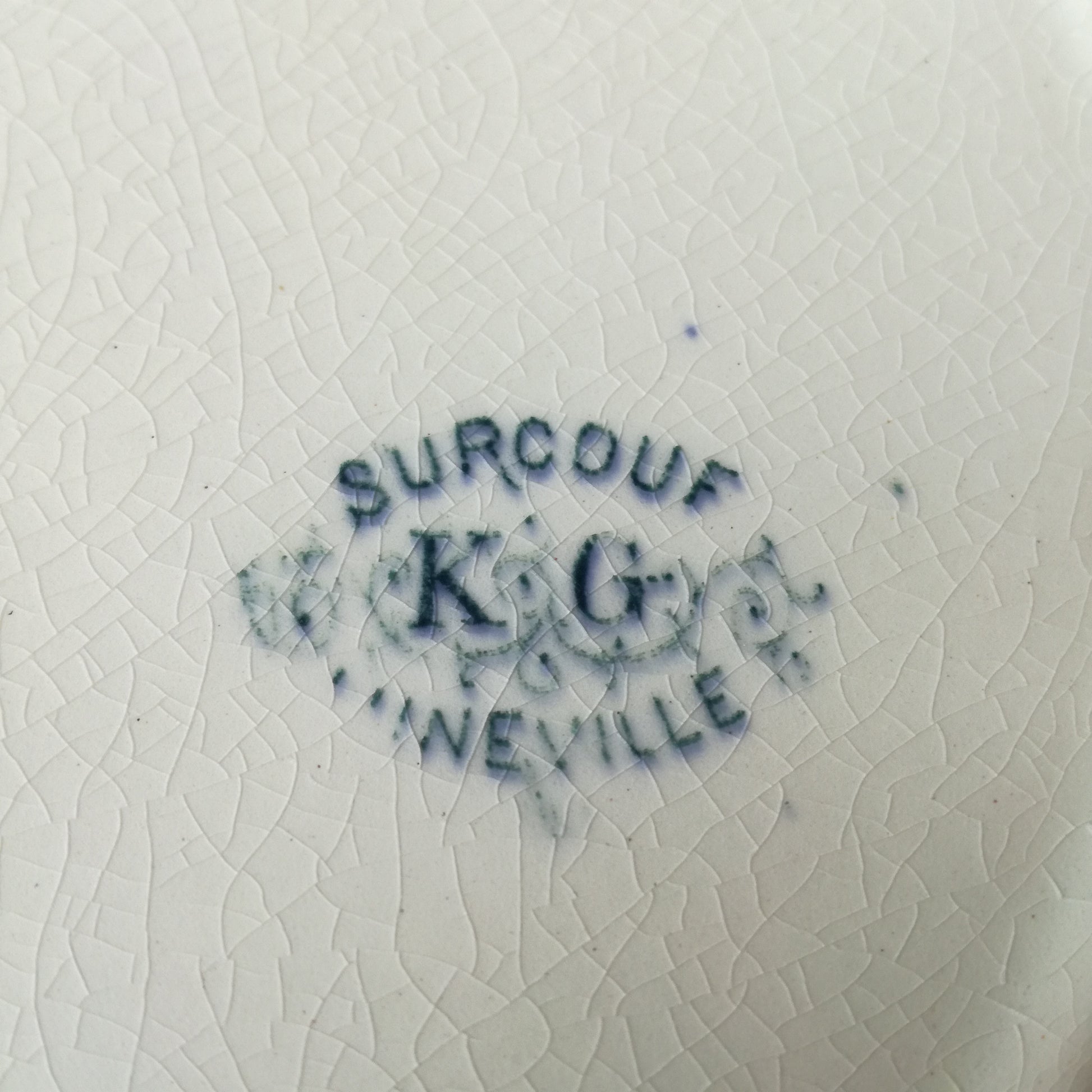 Plat Surcouf Lunéville (K & G - Keller & Guérin)