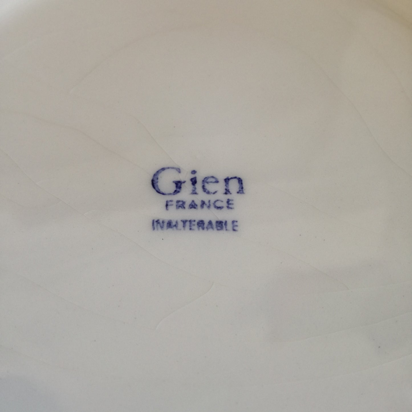 Assiette - grande plate  Gien