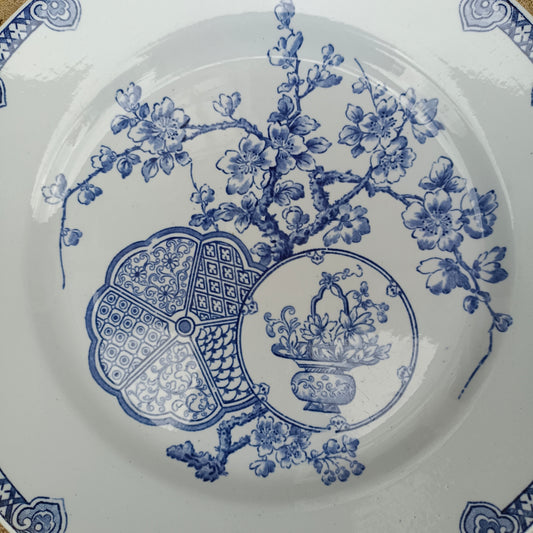 Assiette - grande plate Kioto Longwy