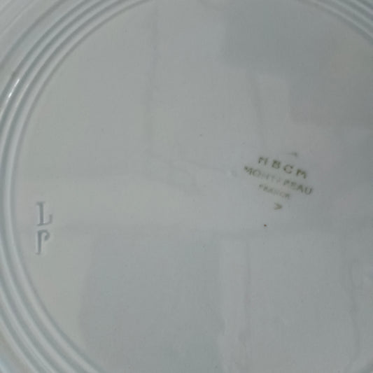 Plat  HBCM (Hippolyte Boulenger - Creil & Montereau)