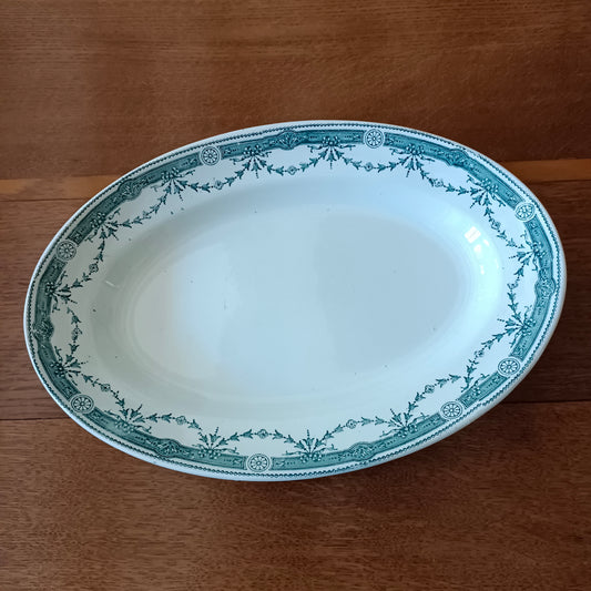 Plat ovale Provence Moulin des Loups & Hamage - Saint Amand