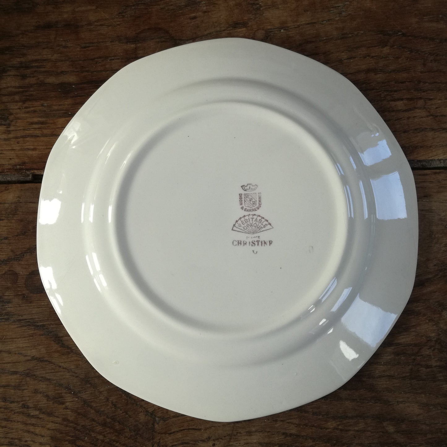 Assiette Christine Digoin & Sarreguemines