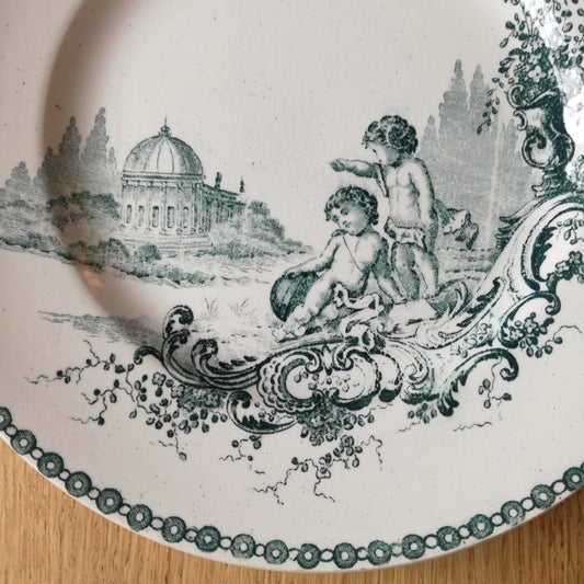 Assiette - grande plate Trianon Saint-Amand