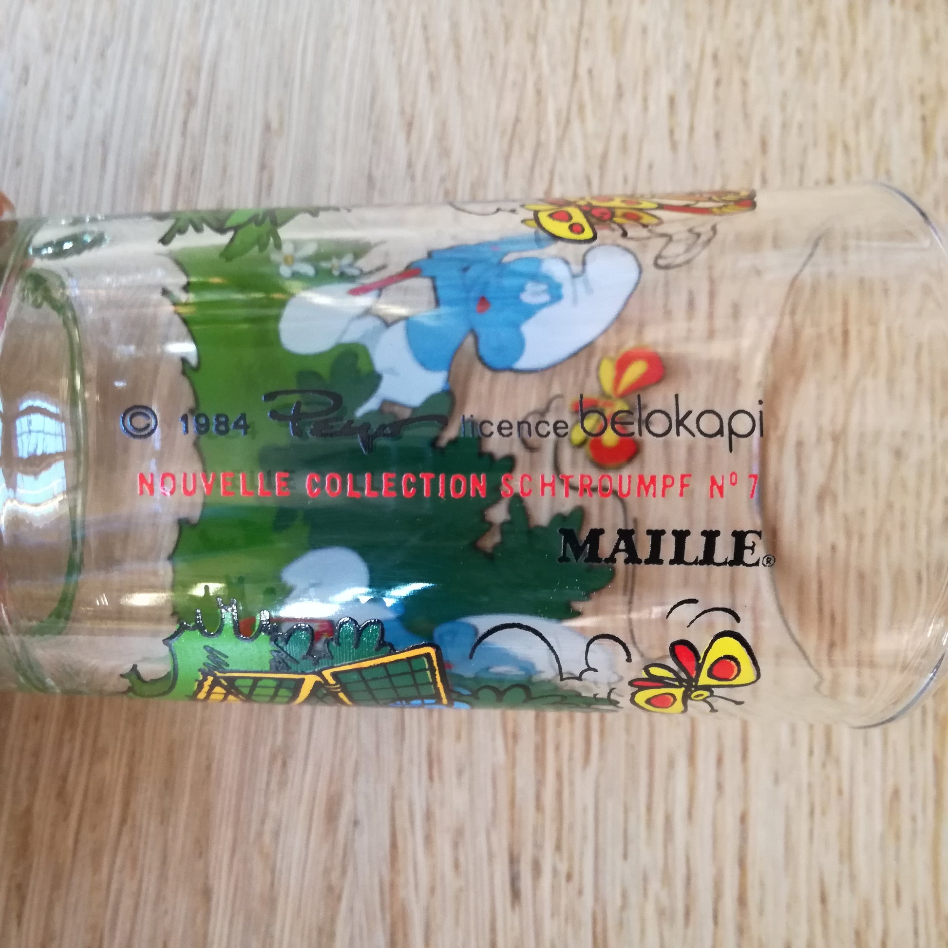 Verre Les Schtroumpfs VMC (Verreries mécaniques champenoises)